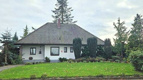 Frontansicht des Bungalows - 