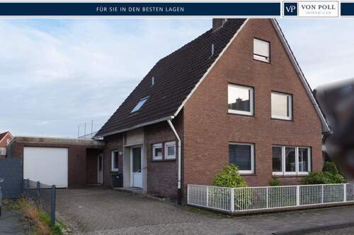 Titelbild - Provisionsfrei: Sanierungsbedürftiges Einfamilienhaus mit Büro und Garage in Nordhorn