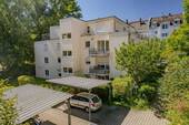 Außenaufname 3-3 - Stufenlose 2-Raum-Wohnung in ChemnitzKaßberg - Terrasse, Tiefgarage für Investoren oder Eigennutzer