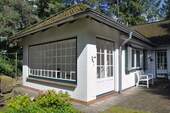 Wintergarten vom Garten aus - 6 Zimmer Einfamilienhaus zum Kaufen in Boostedt