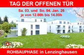 Tag der offen Tür.PNG - TAG DER OFFENEN TÜR in LENZINGHAUSEN. Sa. 03.01. & So. 04.01. von 12h bis 14h. PHASE: Estrich fertig.