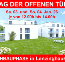 TAG DER OFFENEN TÜR in LENZINGHAUSEN. Sa. 03.01. & So. 04.01. von 12h bis 14h. PHASE: Estrich fertig. - Spenge