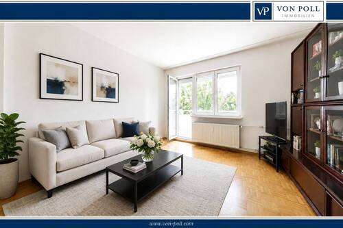 Titel mit Blumen - Stadtwohnung zwischen KaDeWe und Diplomatenviertel mit Sonnenbalkon