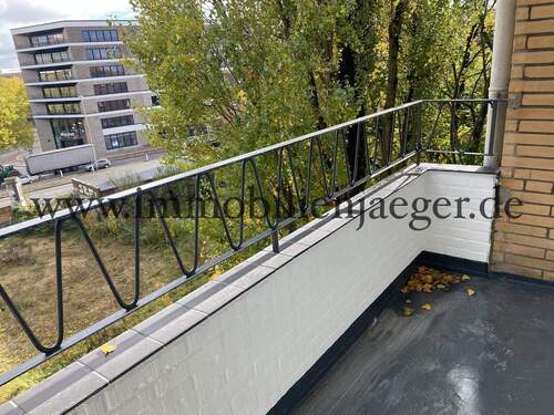 Balkon - 1 Zimmer Etagenwohnung zur Miete in Hamburg