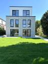 Ansicht der Rückseite mit Terrasse - Perfektes 4-Zimmer-Neubau-Townhouse in HH-Meiendorf!