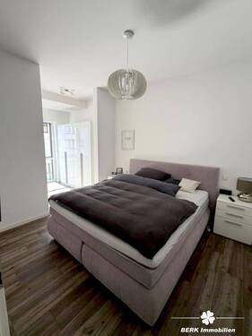 Schlafzimmer - Etagenwohnung mit 60,00 m&sup2; in Aschaffenburg zur Miete