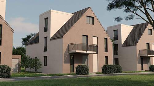 Beispielbild Hauseingang - Modernes Mehrgenerationenhaus in Halle-Wörmlitz - mit drei Wohnbereichen für die ganze Familie