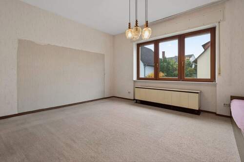 Wohnzimmer EG - 6 Zimmer Mehrfamilienhaus, Wohnhaus zum Kaufen in Linkenheim-Hochstetten