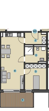 Wohnung 5 - 2 Zimmer Etagenwohnung in Velburg