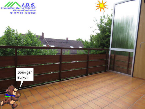 Großer Balkon - 