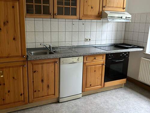 Küche mit EBK - Etagenwohnung mit 51,50 m² in Chemnitz zur Miete