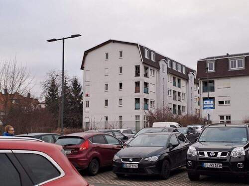 Rückansicht - 2 Zimmer Etagenwohnung in Freital