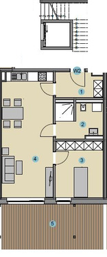Wohnung 2 - 2 Zimmer Etagenwohnung in Velburg