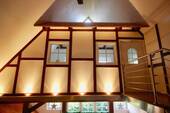 Fachwerk-Lichtinszenierung - 