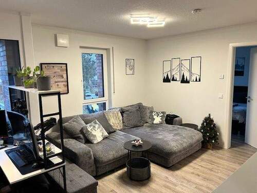 Wohnzimmer - Etagenwohnung mit 62,00 m&sup2; in Nordhorn zur Miete