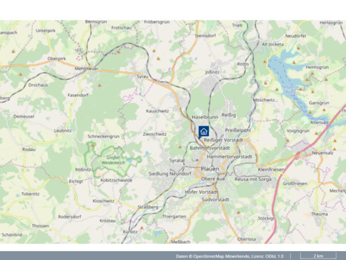 Bild aus Kartenansicht - Mehrfamilienhaus, Wohnhaus in Plauen zum Kaufen