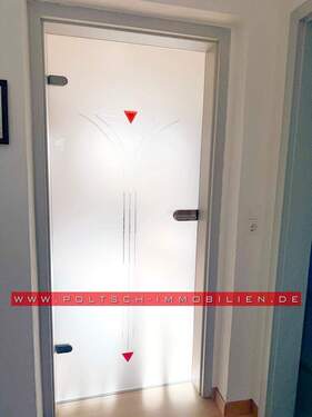 Glastür zum Wohnzimmer - 