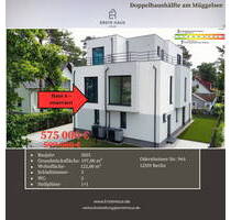 Exklusive Neubau-Doppelhaushälfte am Müggelsee - 122 m², 3 Schlafzimmer, Provisionsfrei, A+ - Berlin Müggelheim