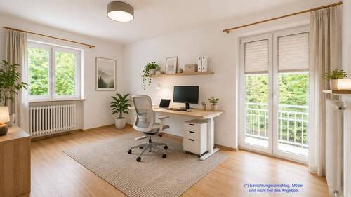 Büro (Visualisierung) - 3 Zimmer Etagenwohnung in München
