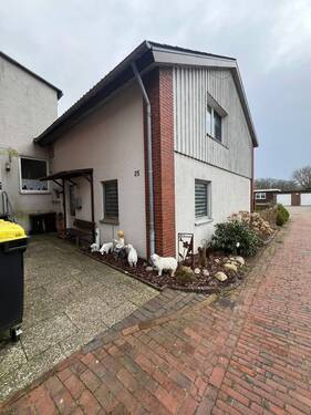 Außenansicht Hinterhaus - Mehrfamilienhaus, Wohnhaus zum Kaufen in Drochtersen