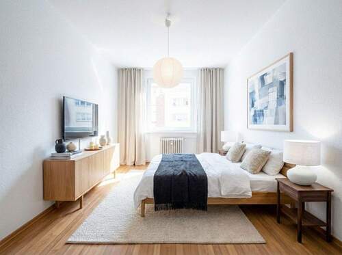 Innenvisualisierung Schlafzimmer - 3 Zimmer Etagenwohnung zum Kaufen in Berlin