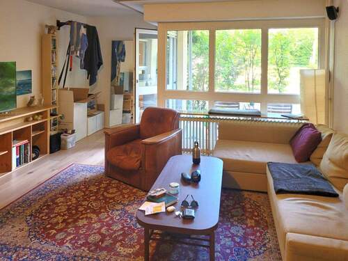 Wohnzimmer - 2 Zimmer Terrassenwohnung zum Kaufen in Berlin