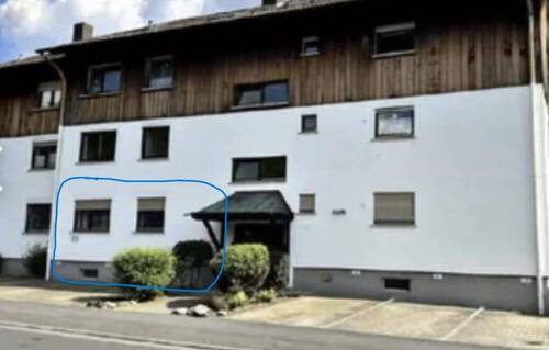 21 Hausansicht 2Wohnung 8 Bild 2 Markiert.jpeg - 3 Zimmer Terrassenwohnung in Aschaffenburg