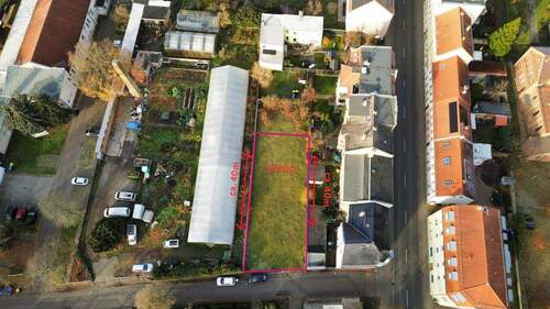 Luftbild Maße - Grundstück in Markranstädt zum Kaufen