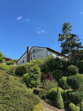 Ansicht hangaufwärts - 7 Zimmer Mehrfamilienhaus, Wohnhaus zum Kaufen in Lauda-Königshofen