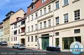 Hausansicht - Gewerbeeinheit mit Schaufensterfront – sofort verfügbar