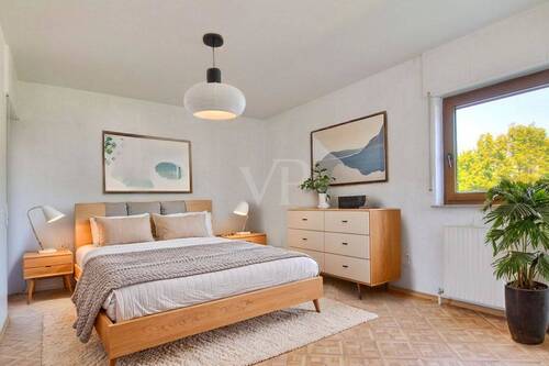 Schlafzimmer - mögliche Möblierung - 