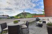 Terrasse Obergeschoss mögliche Möblierung - 