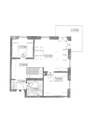 Grundriss 3-Zimmer-Eigentumswohnung - 