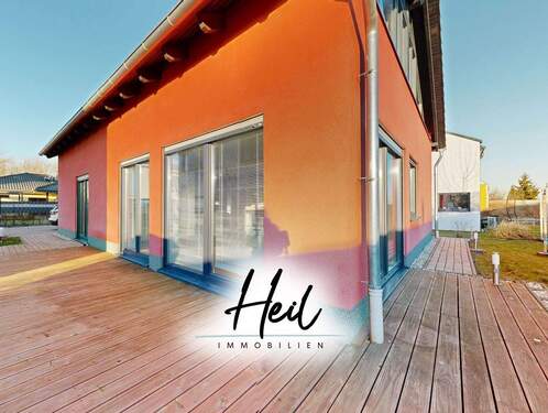 Ansicht - Modernes leerstehendes Einfamilienhaus I Siedlungslage I Fußbodenheizung