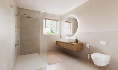 04_Innenvisualisierung_Bad - Etagenwohnung mit 89,30 m&sup2; in Kempen zur Miete