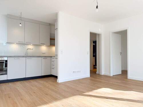 Küche / Wohnen - 2 Zimmer Terrassenwohnung in Hamburg