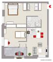 Wohnungsgrundriss - 