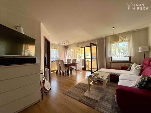 Wohn-Essbereich - sehr gepflegte 3-Zimmer-Wohnung in ruhiger Lage