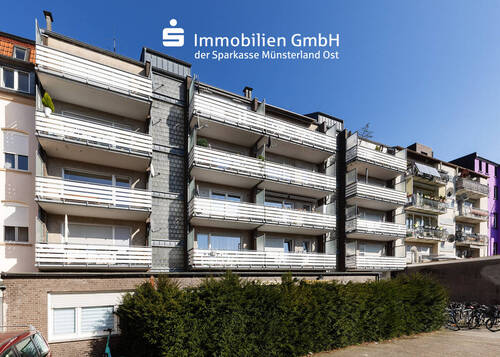 Rückansicht - 2 Zimmer Etagenwohnung zum Kaufen in Münster