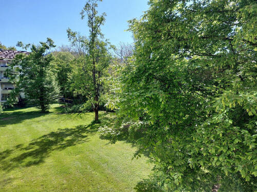 Blick vom großen Balkon - 3 Zimmer Etagenwohnung zum Kaufen in Staufen im Breisgau