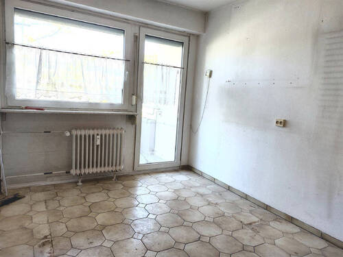 Küche mit Balkon - 