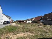 Blick auf Bauplatz - 6 Zimmer Doppelhaushälfte in Weil im Schönbuch / Breitenstein