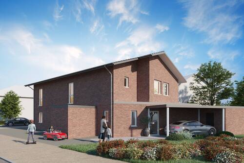 Süd-Ost Ansicht - 1 Zimmer Mehrfamilienhaus, Wohnhaus zum Kaufen in Schüttorf