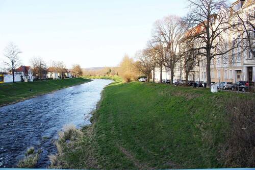Blick nach Norden - 2 Zimmer Etagenwohnung in Gera-Untermhaus