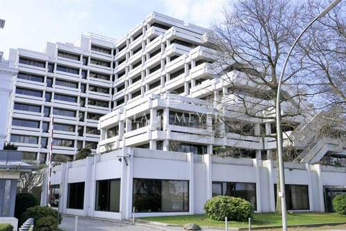 Alsterblick - Tolles Büro in Hamburg mit Blick auf die Außenalster, Balkone, provisionsfrei