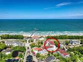 Bild 1 - Ferienapartment mit seitlichem Meerblick - Urlaub direkt am Ostseestrand -