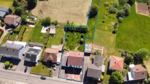 Luft Ansicht - 8 Zimmer Mehrfamilienhaus, Wohnhaus zum Kaufen in Saarwellingen / Reisbach