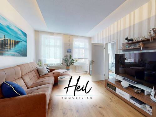 Ansicht - Bezugsfreie 3-Zimmer Wohnung unweit der Leipziger Innenstadt l Balkon I modernisiert