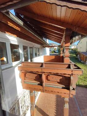 überdachter Balkon im OG - 