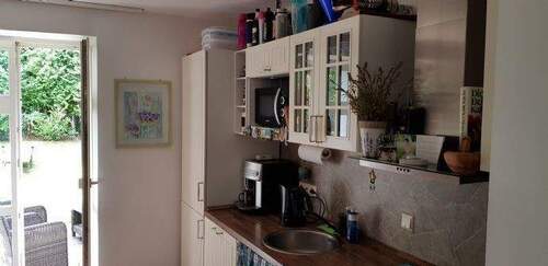 Küche mit Ausgang zum Garten - 4 Zimmer Doppelhaushälfte zum Kaufen in Farschweiler
